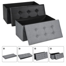 Mit Stauraum Aufbewahrungshocker Klappbar Aufbewahrungsbox Sitztruhe Cubic Sitz