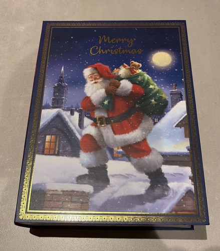 Large christmas book shaped - book,