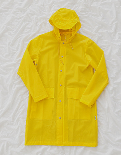 Rains regenmantel gelb mit - regenmantel,