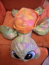 Bananen große Meeresschildkröte Schildkröte groß weiches Plüschtier 29 Zoll grün glitzernd riesig