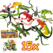 15 REPTILIEN FIGUREN - Spielfiguren Mitgebsel Kinder Geburtstag Kindergeburtstag