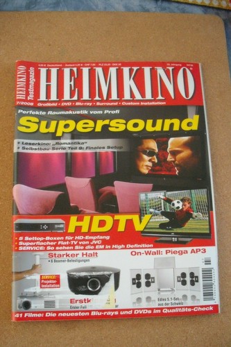 Heimkino 2008 zeitschrift - heimkino, 7/
