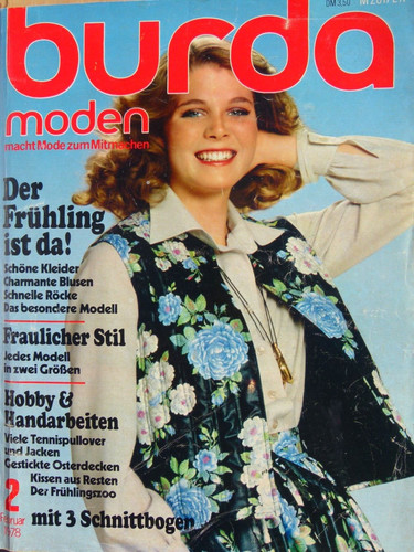 Altes burda modeheft ausgabe - modeheft, 2