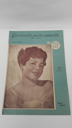Noten vintage gorrióncillo - noten,