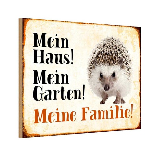 Holzschild 20x30 tiere igel - cm,