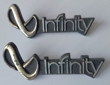 Infinity Kappa Embleme Zeichen Schilder  7,5cm x 3cm Kunststoff