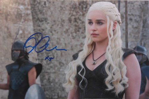 Emilia clarke orig autogramm - emilia,