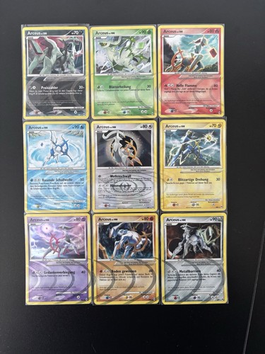Pokémon arceus ar1 ar9 - pokémon, ar1-ar9
