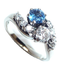 Ring 585 Weißgold 064ct