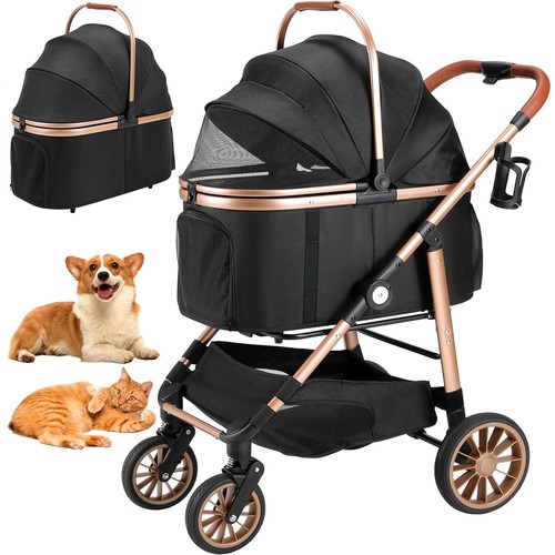 Faltbar hund kinderwagen - kinderwagen, 360°