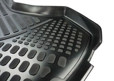 Kofferraummatte schwarz Gummi