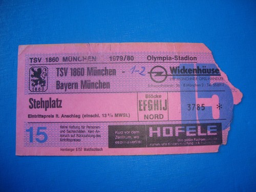 Ticket 1860 münchen - 79/80,