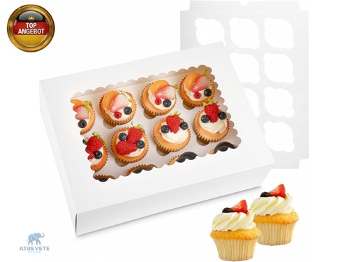 6er pack muffin transportbox - muffin,