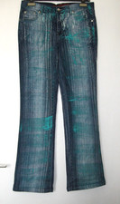 Stretch Jeans Gr. US 30 Gr 38/40 EU von Seven Jeans Vintage in Blau Grün