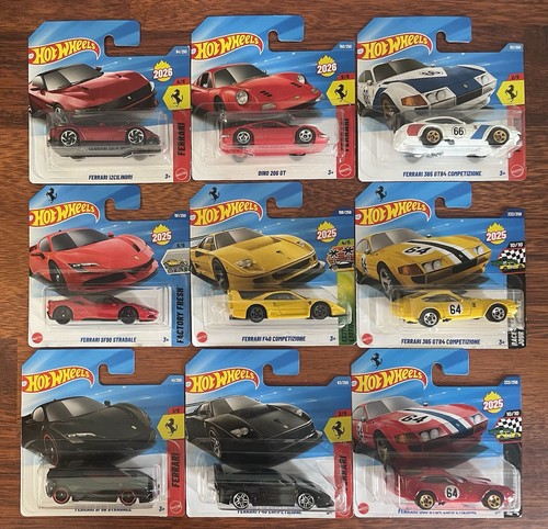 Hot wheels ferrari - hot, konvolut