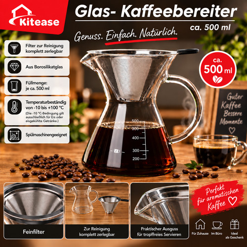 Glas kaffeebereiter - glas,