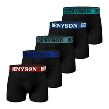 Boxershorts Herren Boxer Unterhosen Baumwolle Retro Shorts 5er Pack Underwear