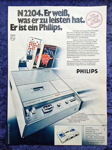 Philips cassetten recorder - philips, cassetten-recorder