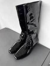 GUCCI ORIGINAL VINTAGE LACKSTIEFEL LUXUS  GR. 42,5 HERREN DAMEN STIEFEL OVP