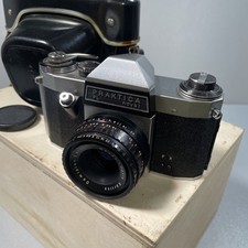 Spiegelreflex Praktica PL Nova 1 Meyer Optik Görlitz Objektiv 2.8 50mm Analog