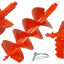 Ø 300mm 800 mm Profi Erdlochbohrer Erdbohrer Erdaufbereiter Bohrer Pfahlbohrer