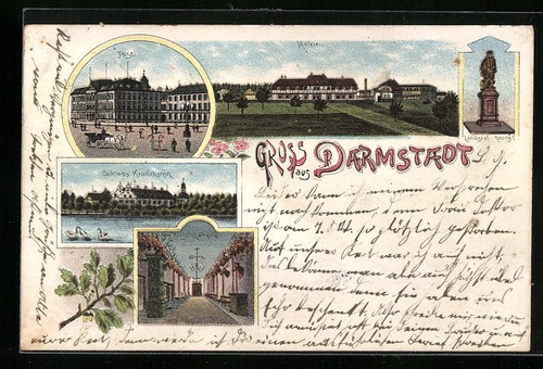 Lithographie darmstadt post - lithographie,