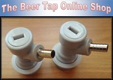2x grau Gas Kugelverschluss