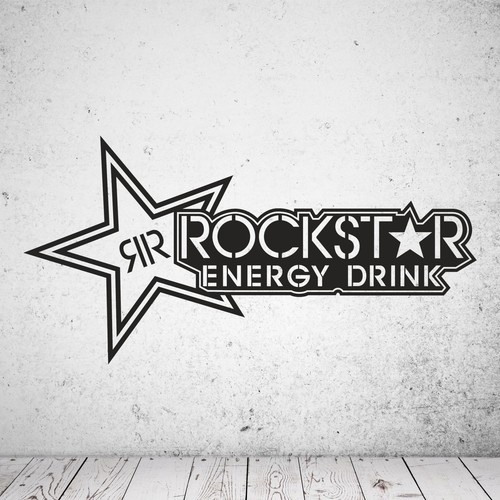 Wandtattoo rockstar energy - wandtattoo,