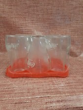 Coca Cola 6 Gläser Tablett 0,2 l Gastro Premixbecher Trink Coke