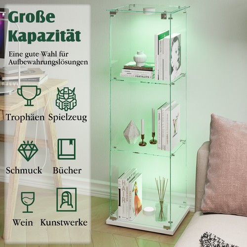 Glasvitrine standvitrine mit - glasvitrine,