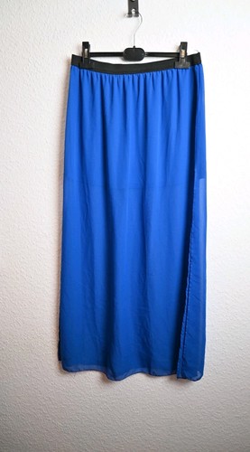 Damen blauen rock mit - blauen,
