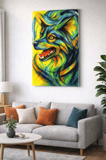 Wolf feuriger Ruf –