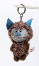 NICI Monster braun türkis Schlüsselanhänger
