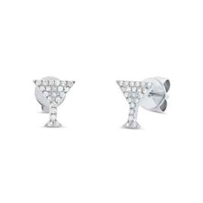 14K Weißgold Diamant Martini