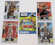 Force Attax Clone Wars Serie 2 – Force Meister, Star & lim. Karten aussuchen Neu