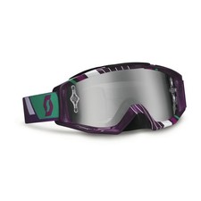 Scott Tyrant Lila Works Silber Verspiegelt MX Enduro Moto Cross Quad Supermoto 