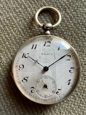 Antike Baldur Taschenuhr Schlüsselaufzug Zylinderhemmung - 45 mm ca. 1870