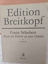 F. Schubert Werke für Klavier zu zwei Händen Sonaten Band 2