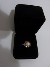 Schmuckring, 585 Weißgold, 8