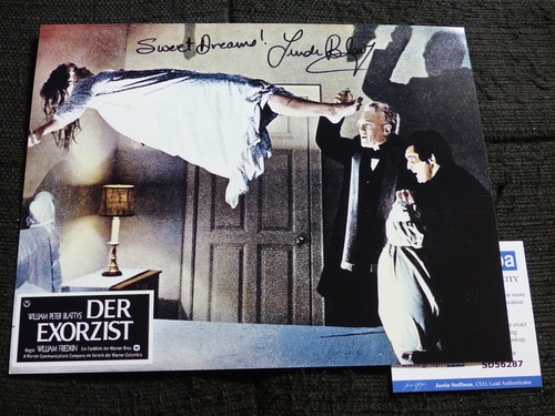 Linda blair signed autogramm - linda,