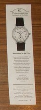 Seltene Werbung vintage CHRONOSWISS OREA Chronograph 1994