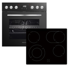 Einbau Herdset Edelstahl