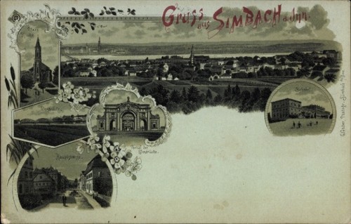 Mondschein litho simbach - litho, am