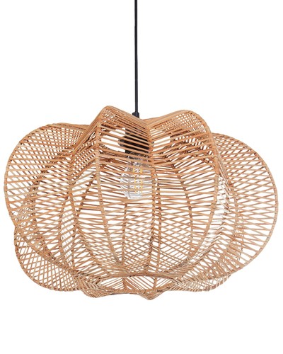Hängelampe aus rattan - hängelampe,