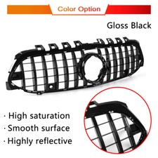 Für Mercedes A-Klasse V177 W177 Panamericana Frontgrill GT-Style Schwarz 2018+