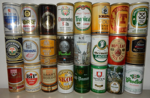 Alte schöne bierdosen aus - bierdosen,