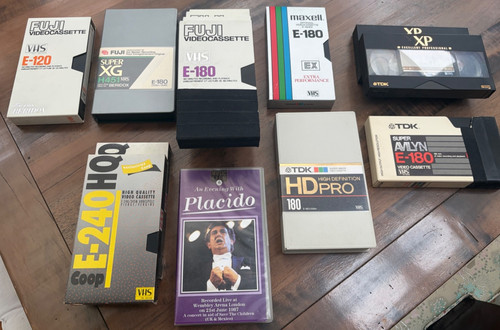 Vhs leerkassetten 2x240 - 13,