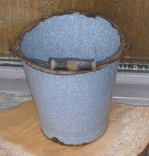 Emaillierter eimer liter - emaillierter,