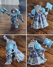 Grey Knights Chaplain In Terminator Armour. Professionell bemalt