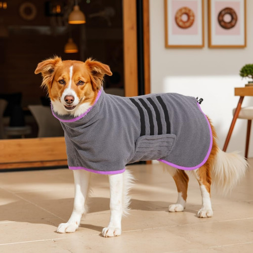 Bademantel für hunde - bademantel,